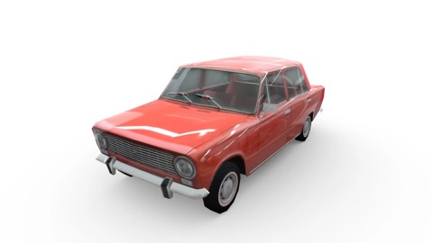 Low-poly ВАЗ-2101
